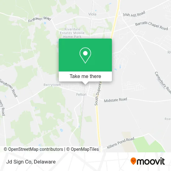 Jd Sign Co map