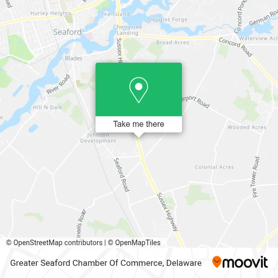 Greater Seaford Chamber Of Commerce map