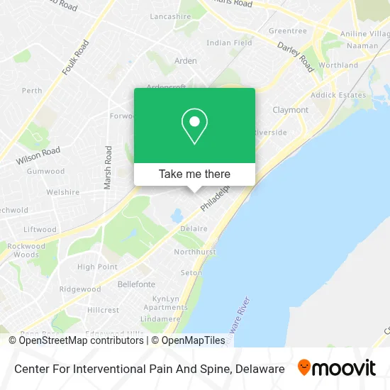 Center For Interventional Pain And Spine map