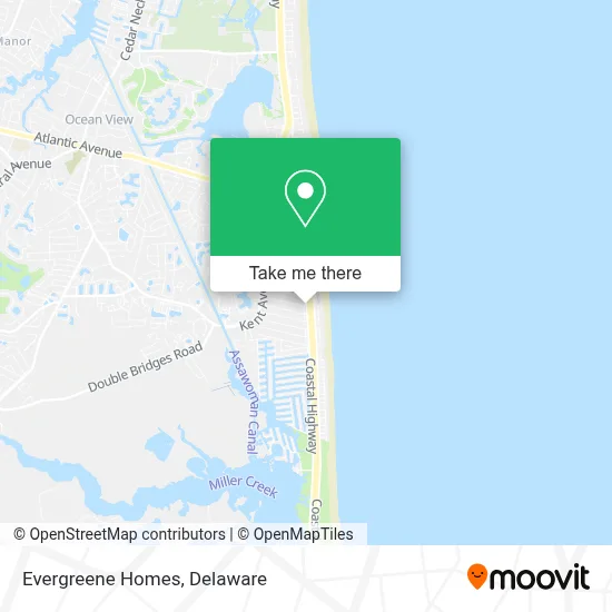 Evergreene Homes map