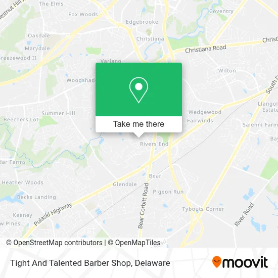 Tight And Talented Barber Shop map