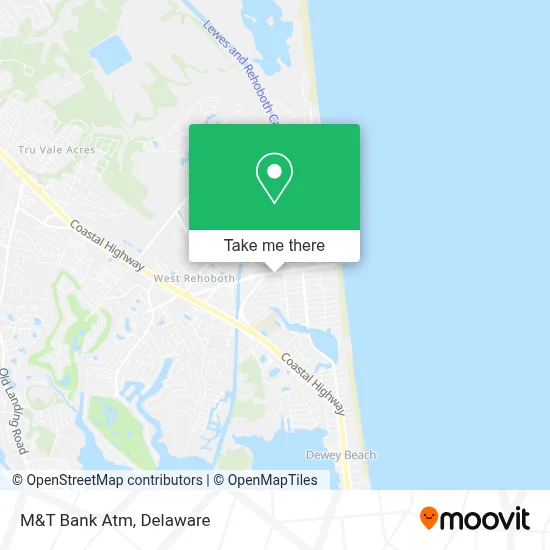 M&T Bank Atm map