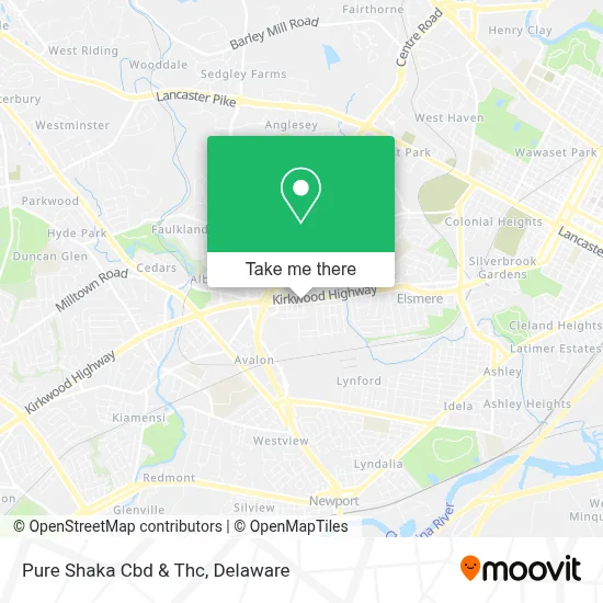 Pure Shaka Cbd & Thc map