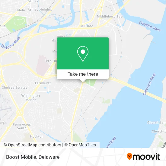 Boost Mobile map
