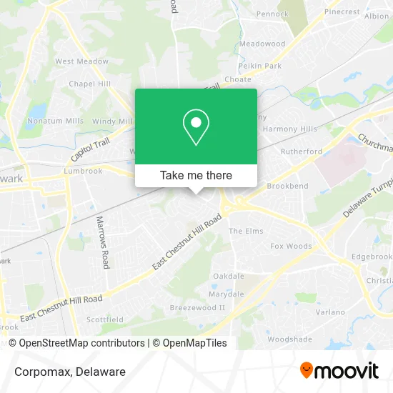 Corpomax map