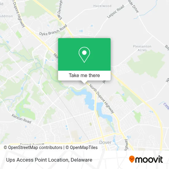 Ups Access Point Location map