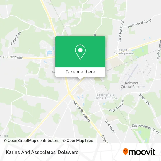 Karins And Associates map