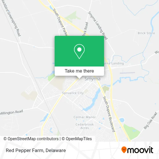 Red  Pepper Farm map