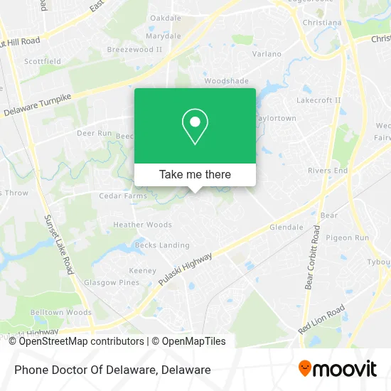 Phone Doctor Of Delaware map