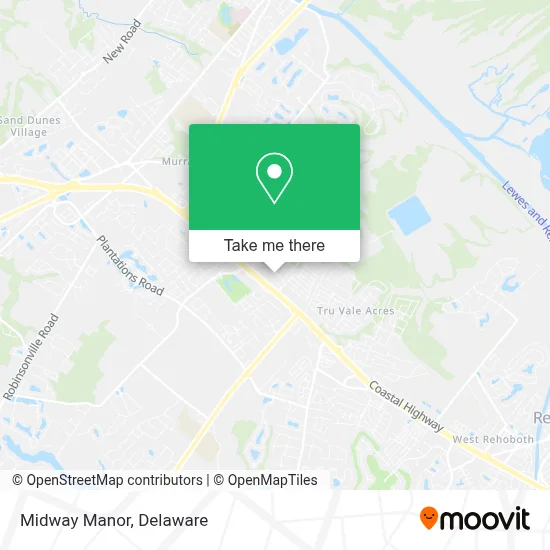 Midway Manor map
