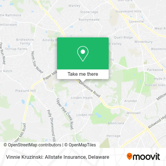 Vinnie Kruzinski: Allstate Insurance map
