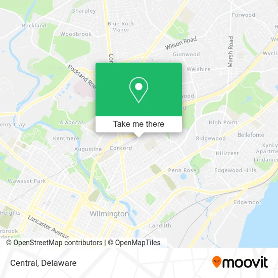 Central map