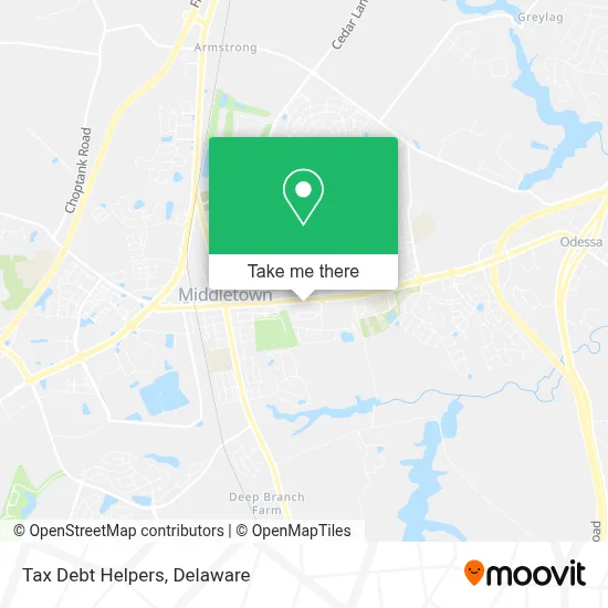 Tax Debt Helpers map