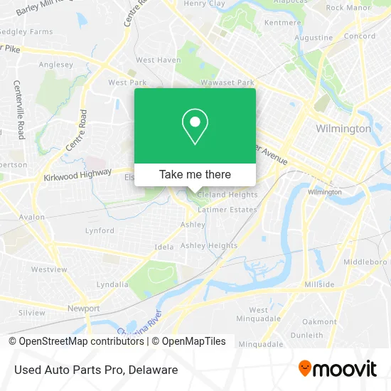 Used Auto Parts Pro map