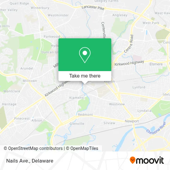 Nails Ave. map
