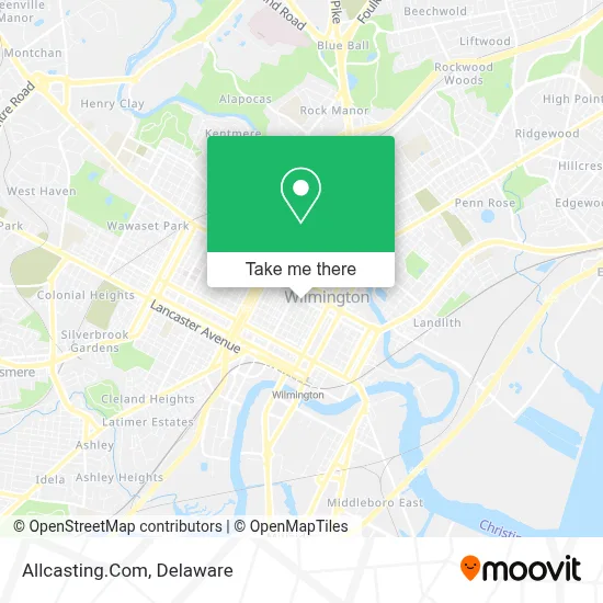 Allcasting.Com map