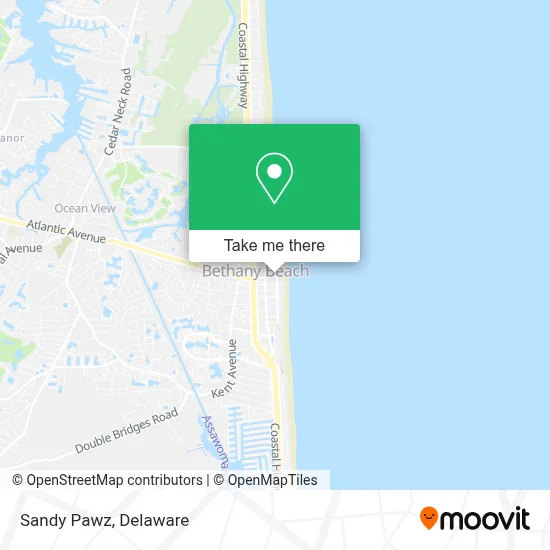Sandy Pawz map