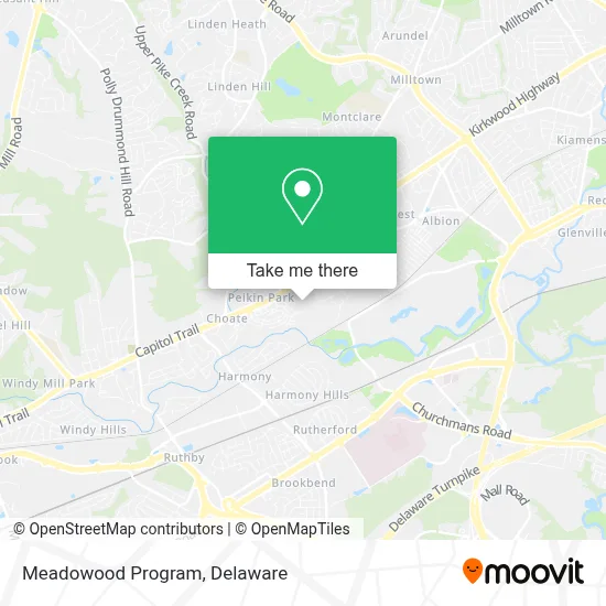 Meadowood Program map
