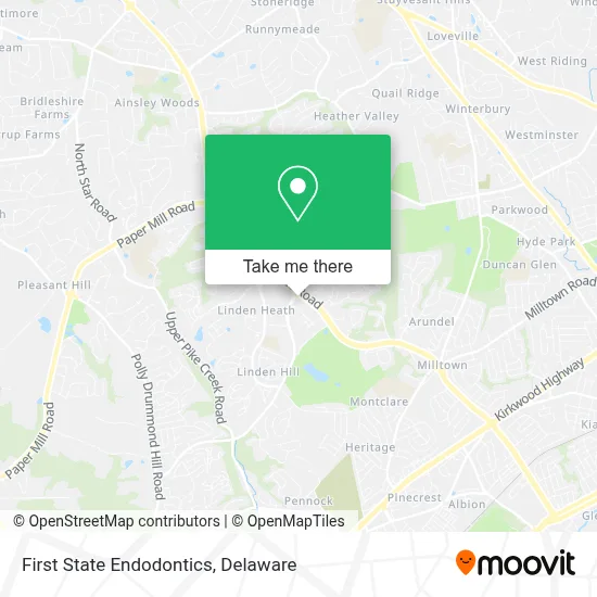 First State Endodontics map