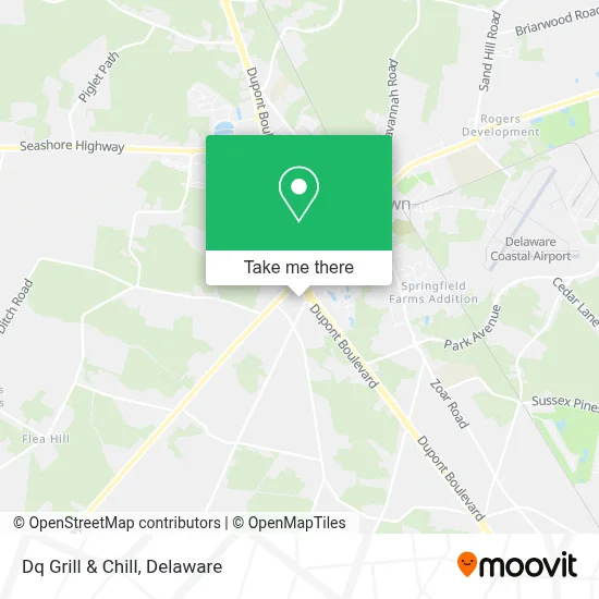 Dq Grill & Chill map