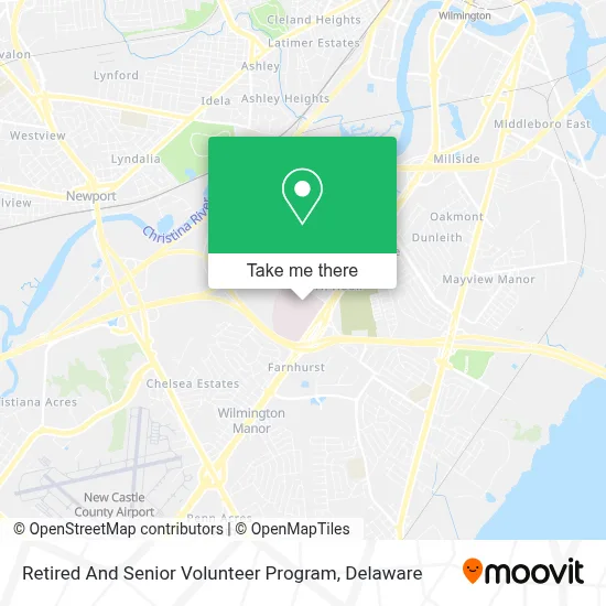 Retired And Senior Volunteer Program map