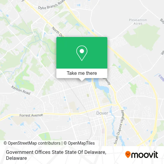 Government Offices State State Of Delaware map
