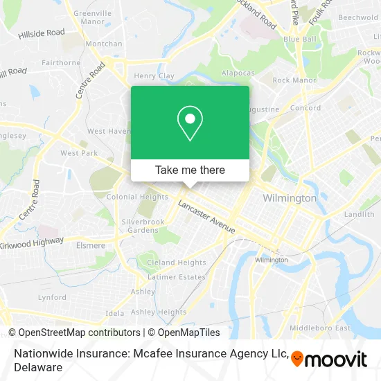Nationwide Insurance: Mcafee Insurance Agency Llc map