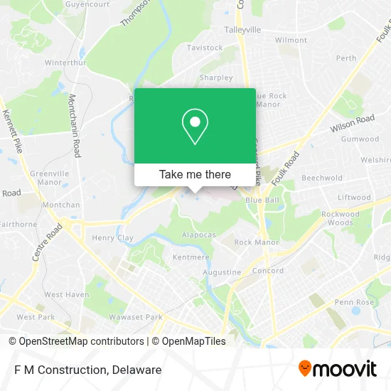 F M Construction map