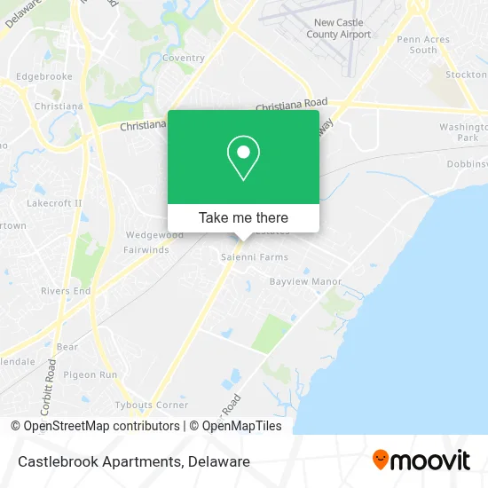 Castlebrook Apartments map