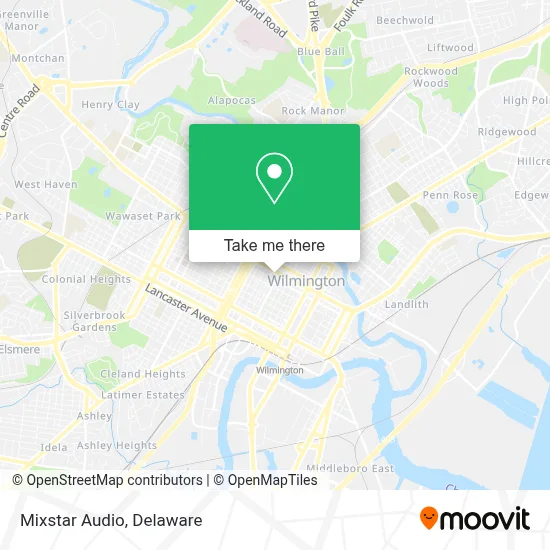 Mixstar Audio map