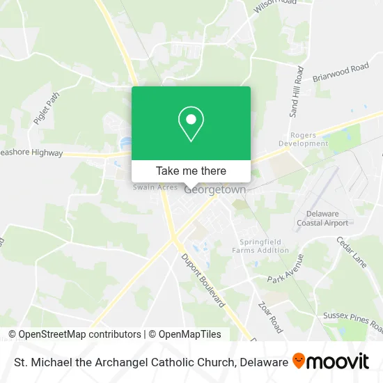 St. Michael the Archangel Catholic Church map