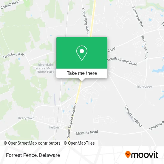 Forrest Fence map