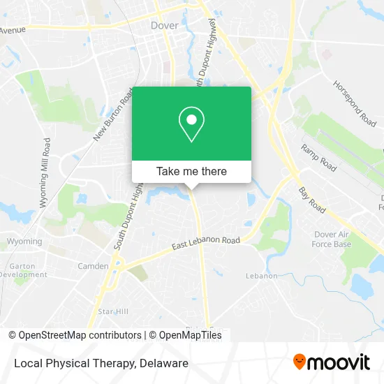 Local Physical Therapy map