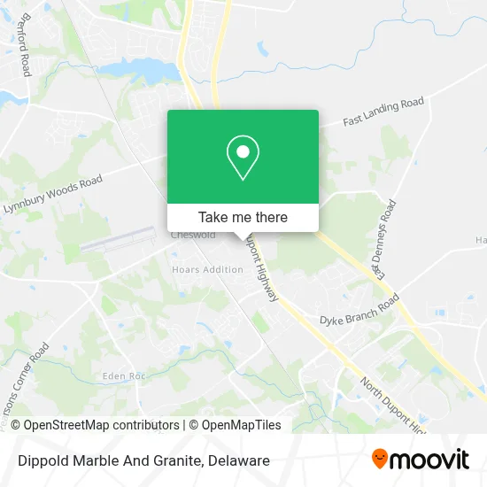 Dippold Marble And Granite map