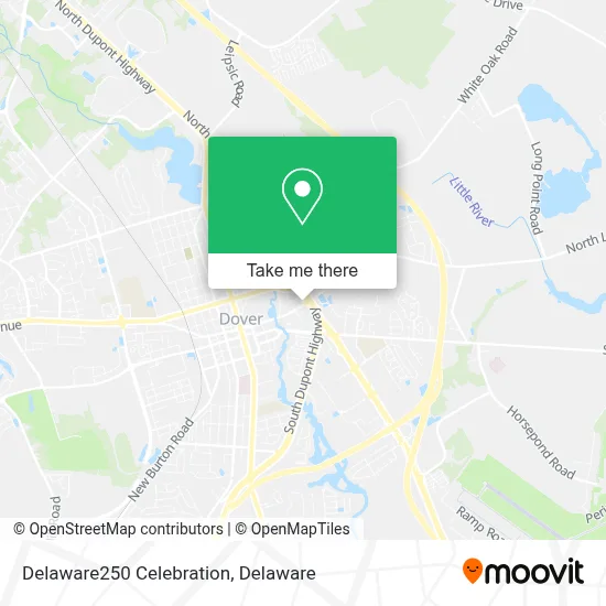 Delaware250 Celebration map