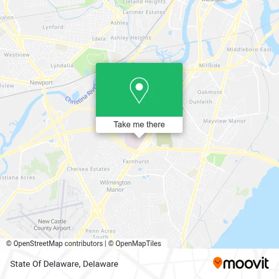 State Of Delaware map