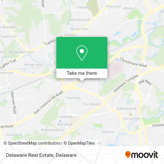 Delaware Real Estate map