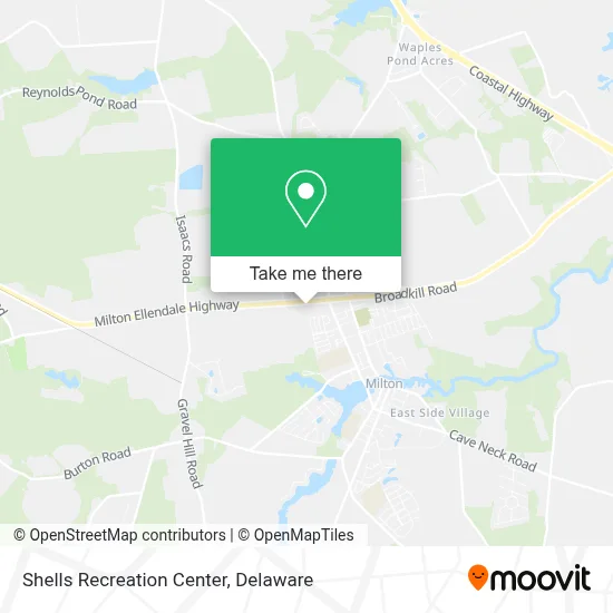 Shells Recreation Center map