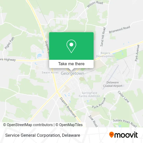 Service General Corporation map