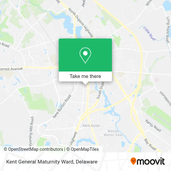 Kent General Maturnity Ward map
