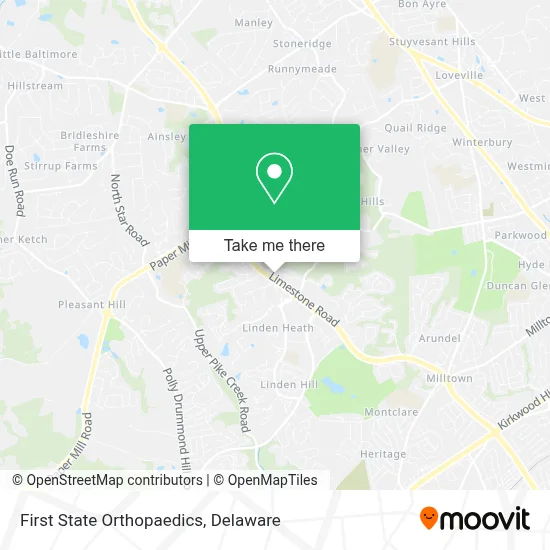 First State Orthopaedics map