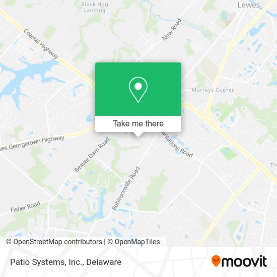 Patio Systems, Inc. map