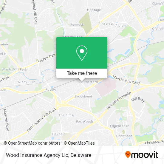 Wood Insurance Agency Llc map
