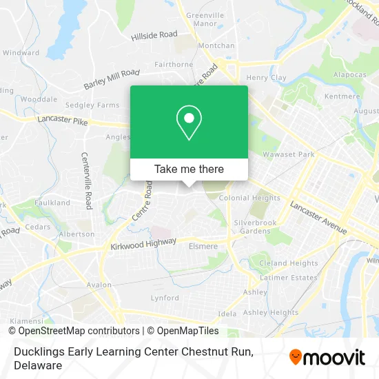 Ducklings Early Learning Center Chestnut Run map