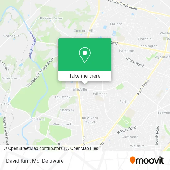 David Kim, Md map
