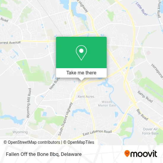Fallen Off the Bone Bbq map