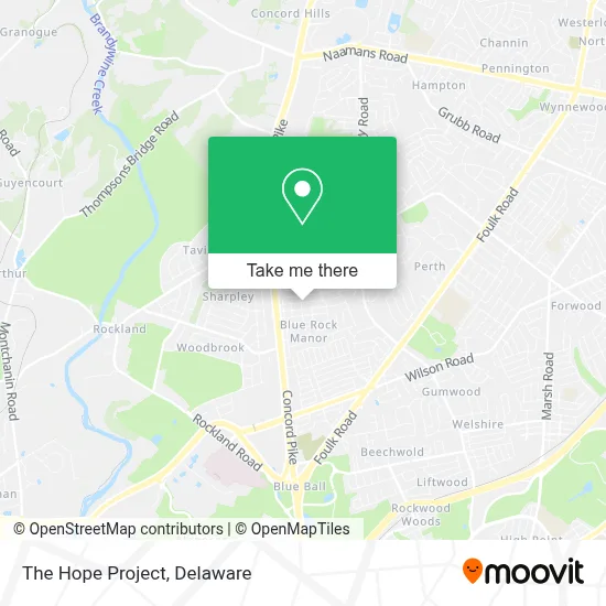 The Hope Project map