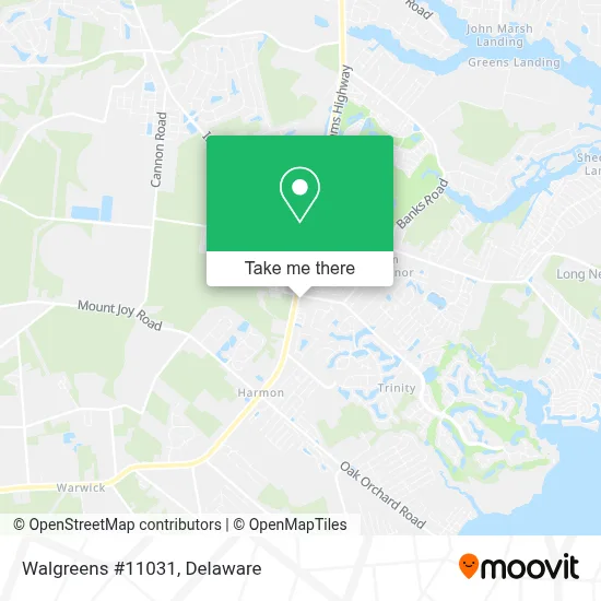 Walgreens #11031 map
