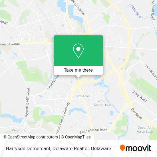 Harryson Domercant, Delaware Realtor map