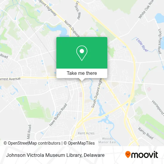 Johnson Victrola Museum Library map